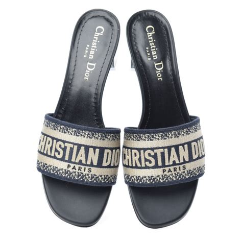 christian dior sandals blue|christian dior sandals with strap.